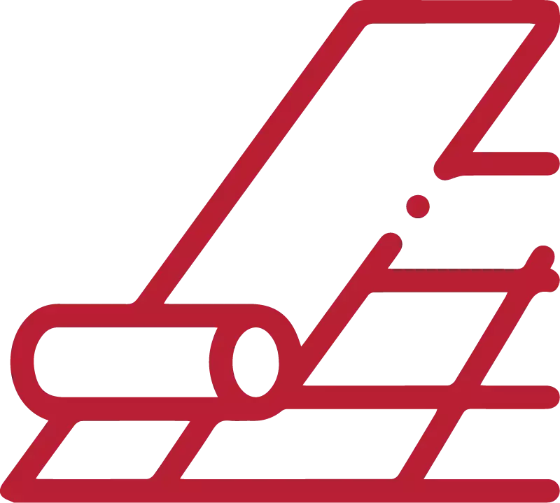 icon representing shingle roofing