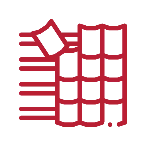 icon representing tile roofing