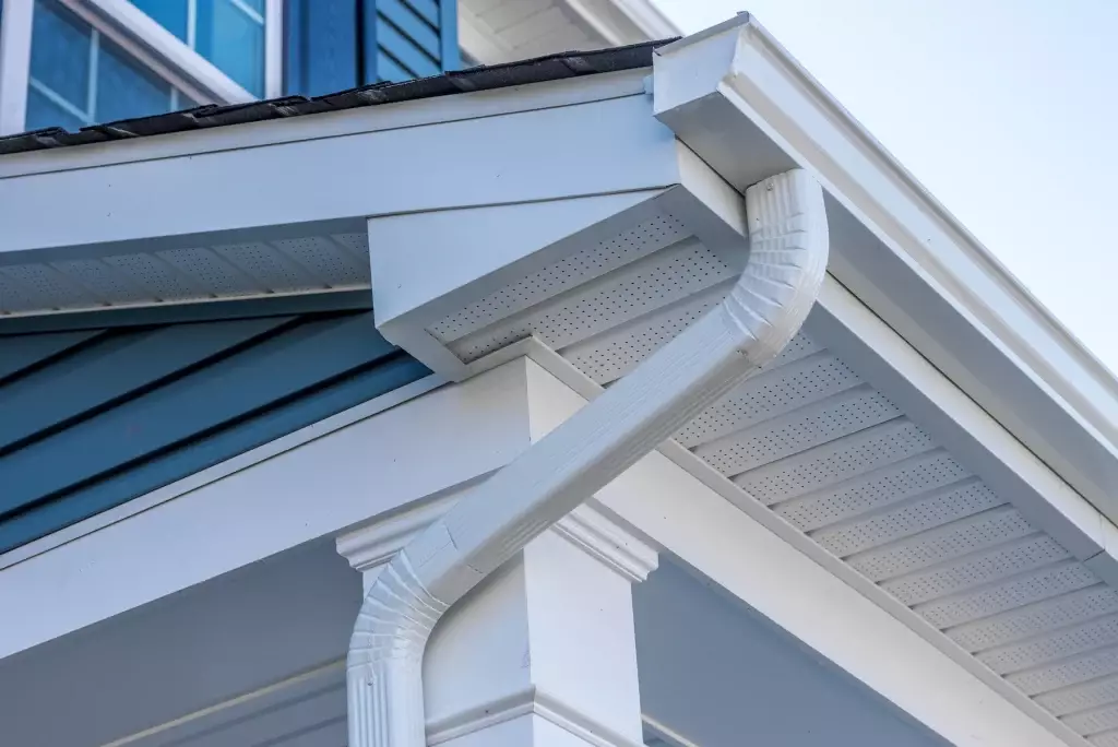 new gutters replaced on home.