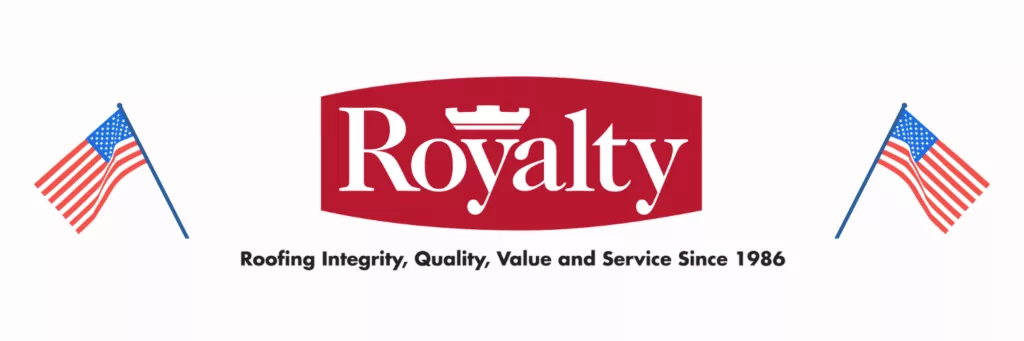 royalty logo with american flags